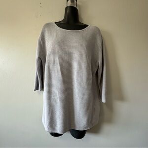 Wilfred Light Gray Crew Neck Sweater